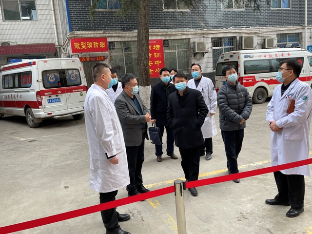 省卫生健康委副主任余立平一行检查指导日韩无码
疫情常态化防控工作