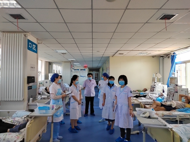 省卫健委专家组来日韩无码
检查血液净化质控督查工作